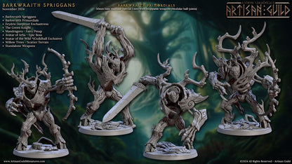 Barkwraith Primordials Kit I Bundle Set by Artisan Guild Heroic 32mm Scale Fantasy Miniature AG1319