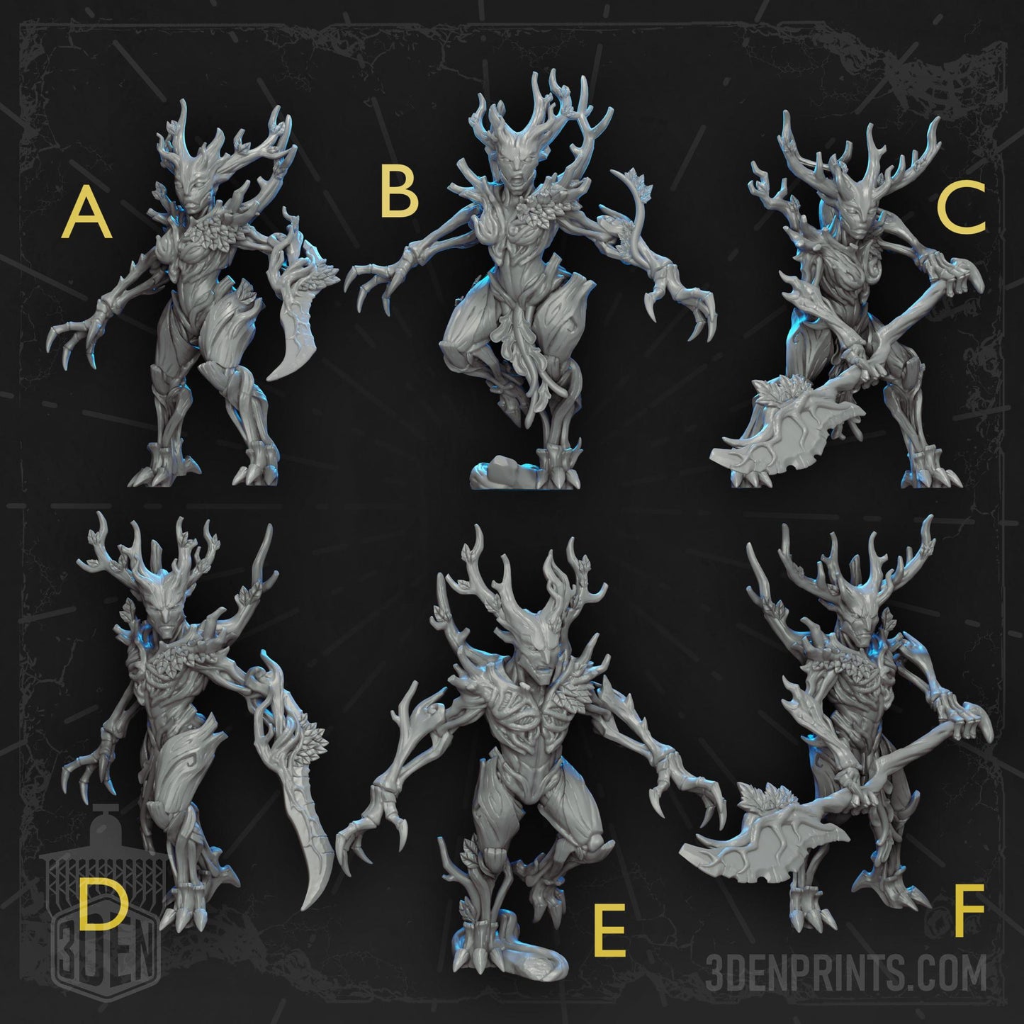 Barkwraith Spriggans Kit I Bundle Set by Artisan Guild Heroic 32mm Scale Fantasy Miniature AG1319