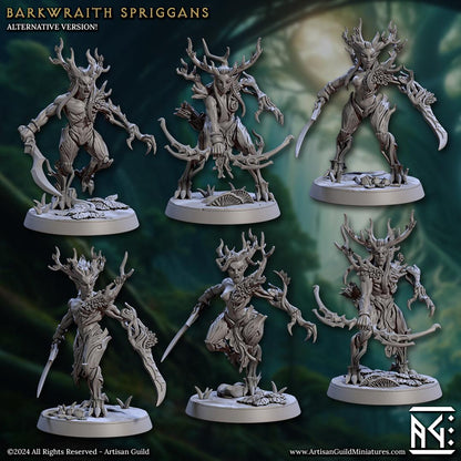 Barkwraith Spriggans Kit II Bundle Set by Artisan Guild Heroic 32mm Scale Fantasy Miniature AG1319