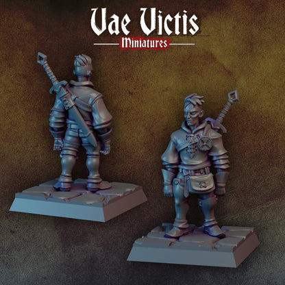 Young Mercenary by Vae Victis Miniatures 28mm or 32mm scale Fantasy Miniature VVM 0145