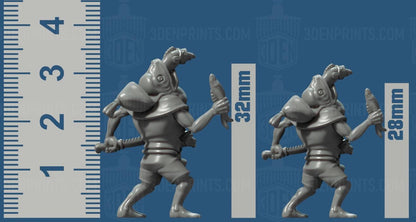 Weird Fishman by Vae Victis Miniatures 28mm or 32mm scale Fantasy Miniature VVM 0145