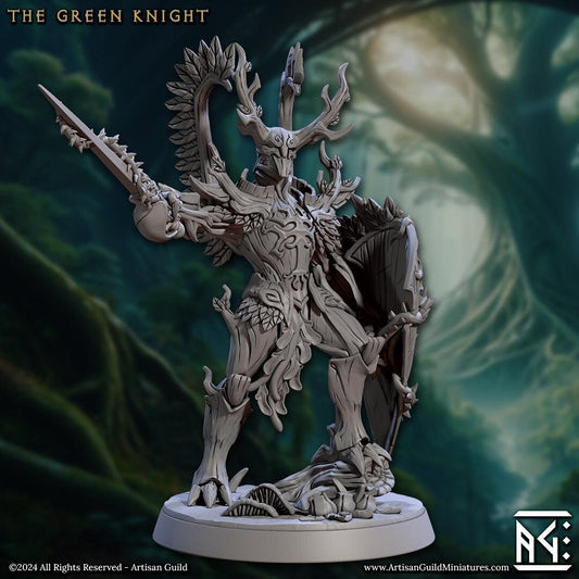 The Green Knight by Artisan Guild Heroic 32mm Scale Fantasy Miniature AG1319