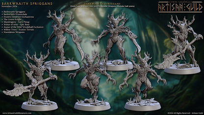 Barkwraith Spriggans Kit I Bundle Set by Artisan Guild Heroic 32mm Scale Fantasy Miniature AG1319