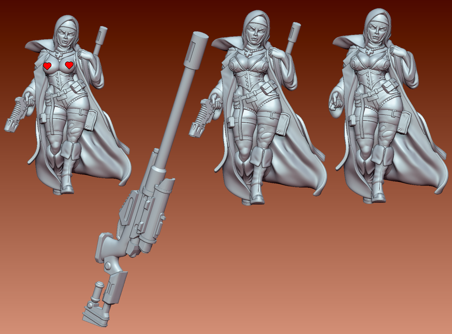 Sister Izabella 75mm Scale (2 Versions) NSFW