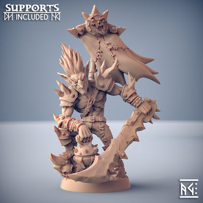 Dzwingo the Tallest - Sparksoot Goblin Hero 32mm Scale AG1200