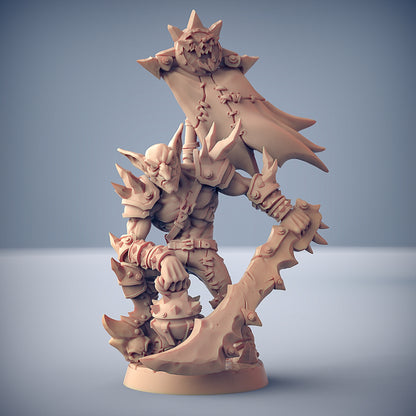 Dzwingo the Tallest - Sparksoot Goblin Hero 32mm Scale AG1200