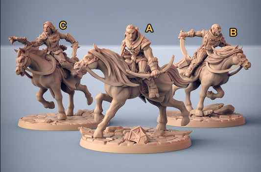 Thieves Guild Steeds Bundle Set by Artisan Guild Heroic 32mm Scale Fantasy Miniature AG1206