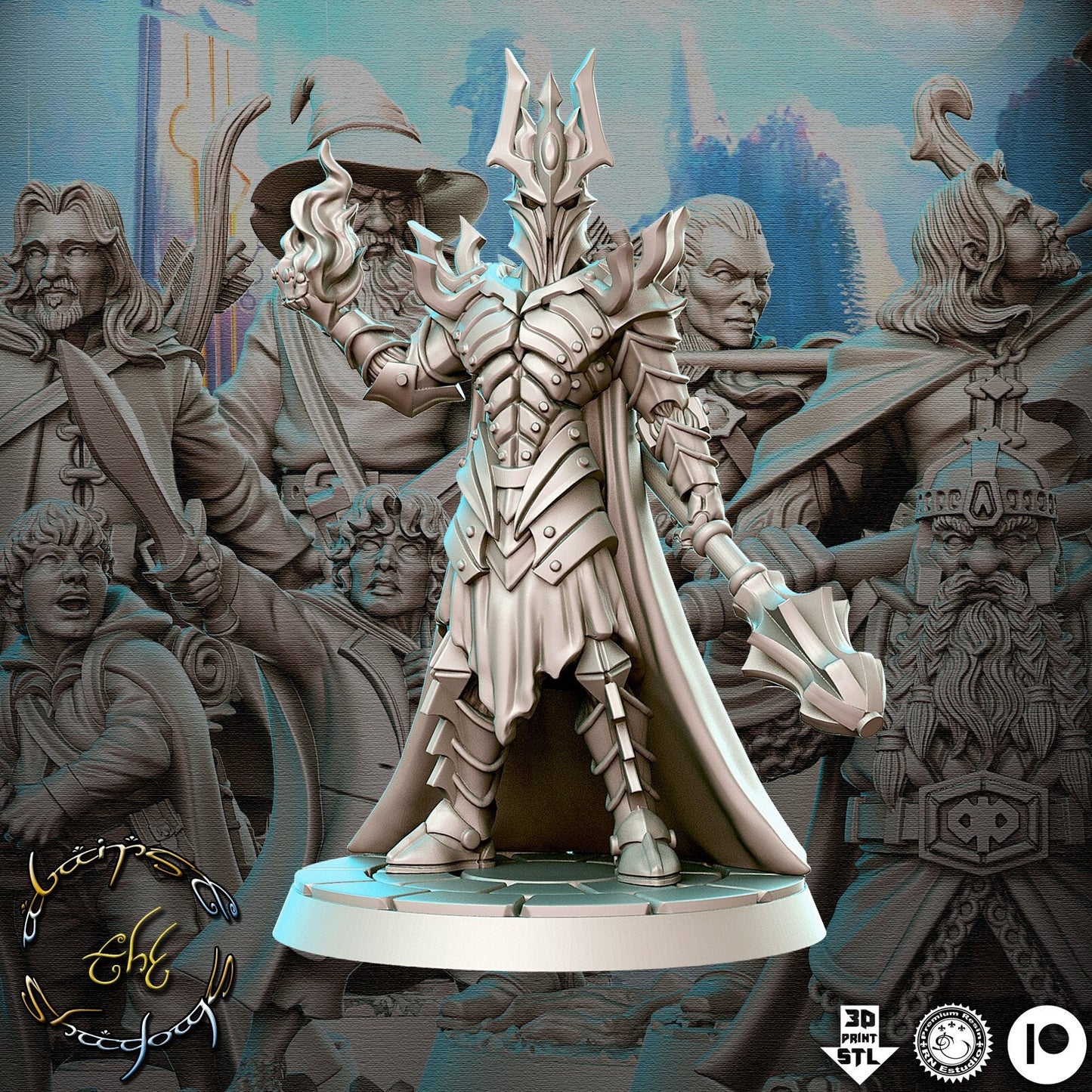 Lord of the Shadows - by RN Estudio 32mm Miniature