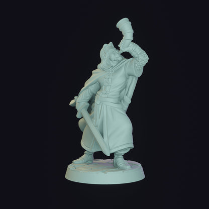 Orlando Bogamir - by RN Estudio 32mm Miniature, RPG, DND, Dungeons and Dragons, Pathfinder