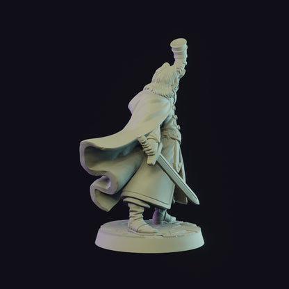 Orlando Bogamir - by RN Estudio 32mm Miniature, RPG, DND, Dungeons and Dragons, Pathfinder