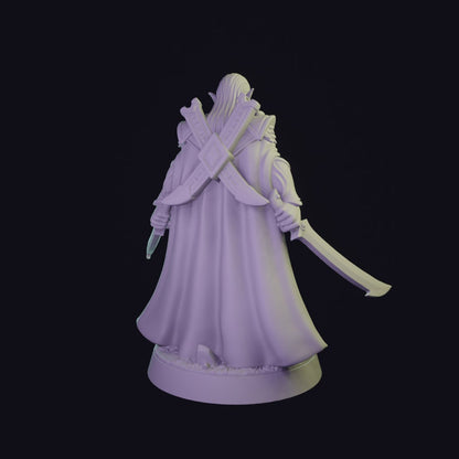 Evendil Gennala - by RN Estudio 32mm Miniature, RPG, DND, Dungeons and Dragons, Pathfinder