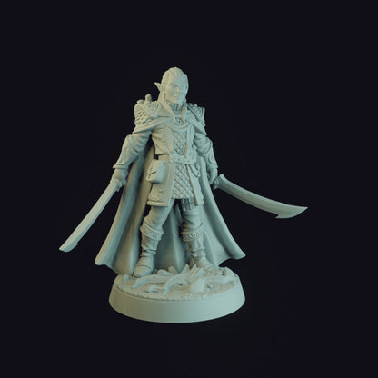 Evendil Gennala - by RN Estudio 32mm Miniature, RPG, DND, Dungeons and Dragons, Pathfinder