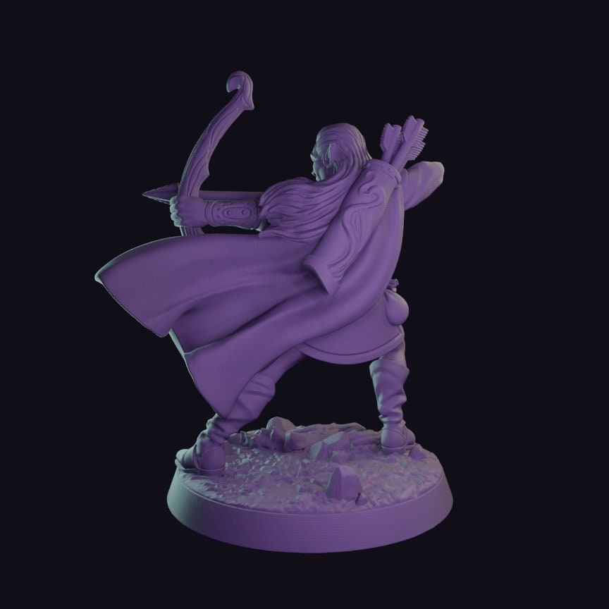 Feydhil - by RN Estudio 32mm Miniature, RPG, DND, Dungeons and Dragons, Pathfinder