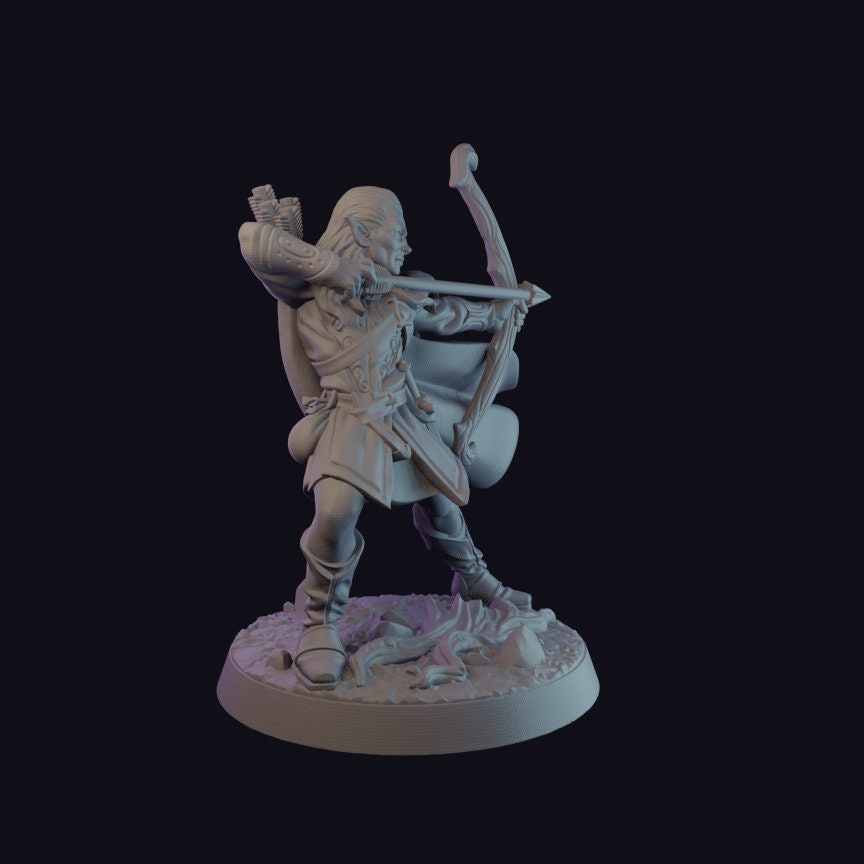 Feydhil - by RN Estudio 32mm Miniature, RPG, DND, Dungeons and Dragons, Pathfinder