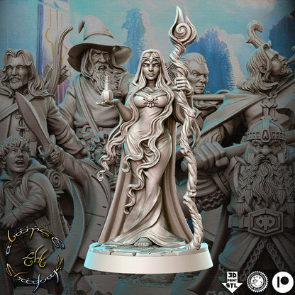 Miriel - by RN Estudio 32mm Miniature, RPG, DND, Dungeons and Dragons, Pathfinder