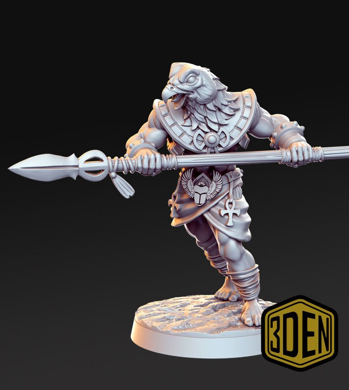 Horathi warriors - by RN Estudio 32mm Miniature, RPG, DND, Dungeons and Dragons, Pathfinder 0156