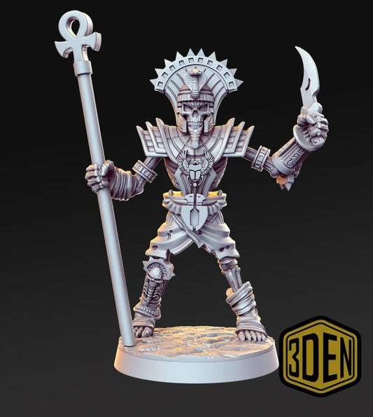 Mummy - by RN Estudio 32mm Miniature, RPG, DND, Dungeons and Dragons, Pathfinder 0156