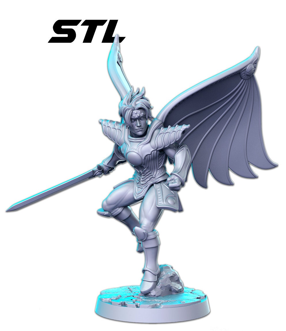 Dart Feld winged - by RN Estudio 32mm Miniature 0150