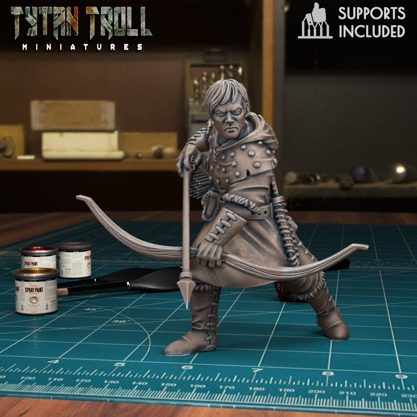 Archer Bandit set by Tytan Troll 32mm miniatures