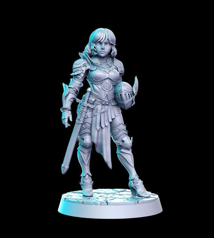 Svanielle, Captain of the Guard - by RN Estudio 32mm Miniature