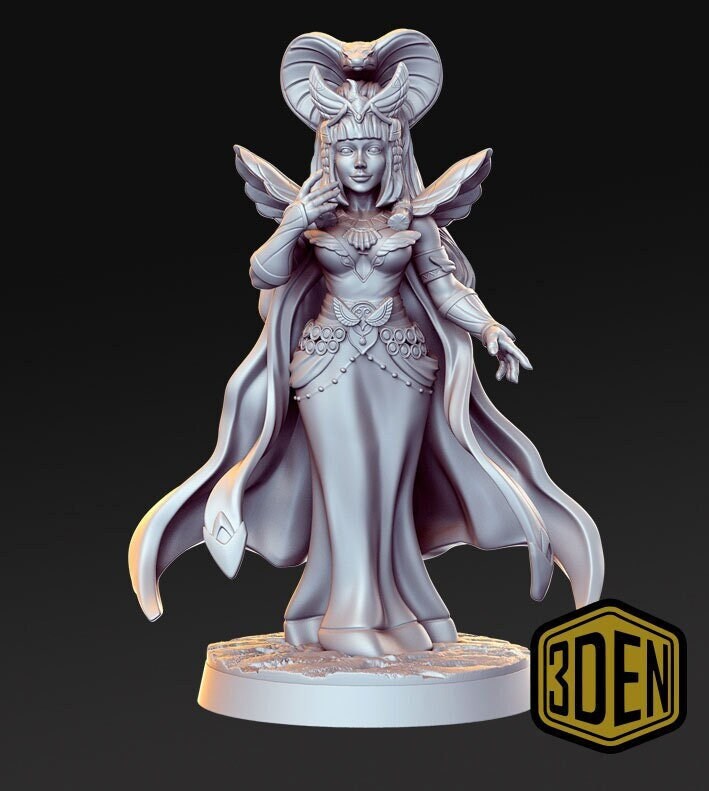 Meritamun - by RN Estudio 32mm Miniature, RPG, DND, Dungeons and Dragons, Pathfinder 0156