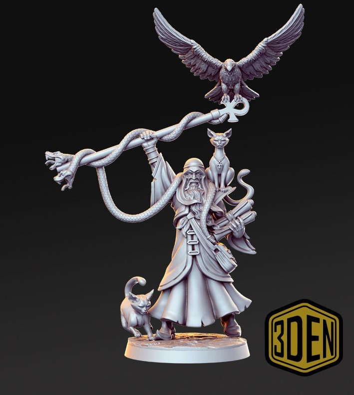 Sethos - Egyptian God | Sorcerer - by RN Estudio 32mm Miniature 0156