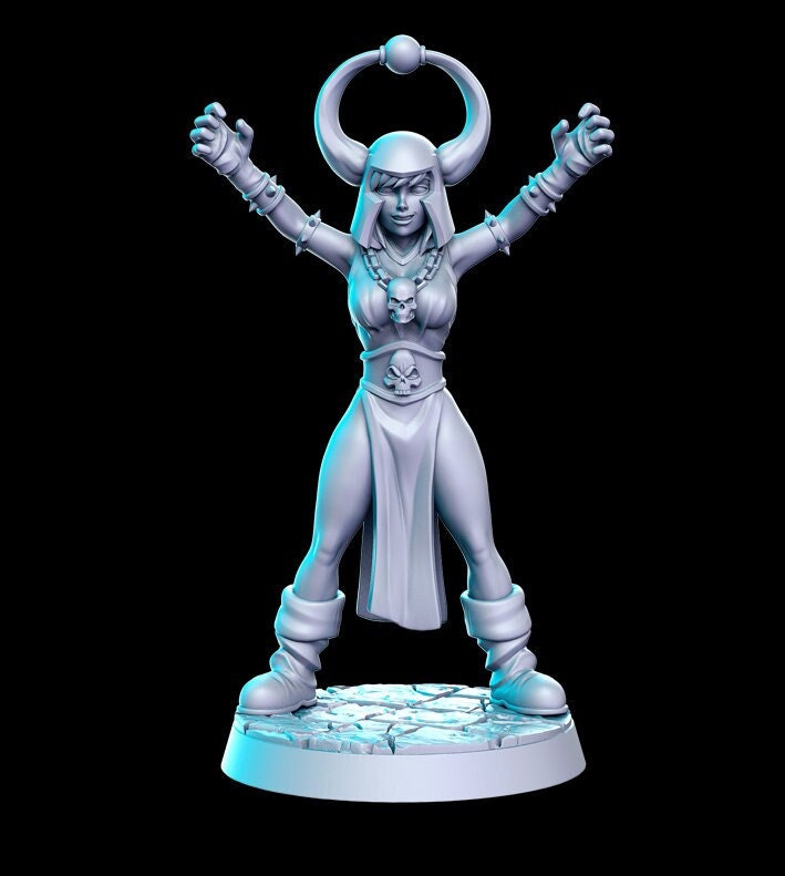 Dark Sorceress - by RN Estudio 32mm Miniature 0151