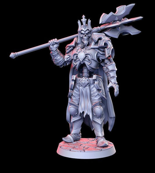 Okharon (undead warrior king) - by RN Estudio 32mm Miniature RN0160