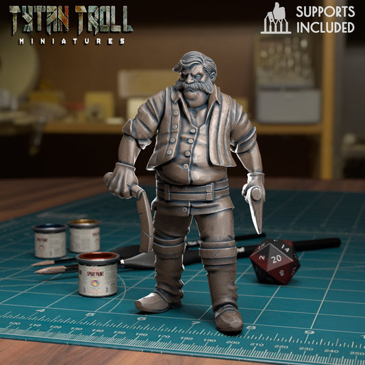 Axe Fighter by TytanTroll miniatures 32mm