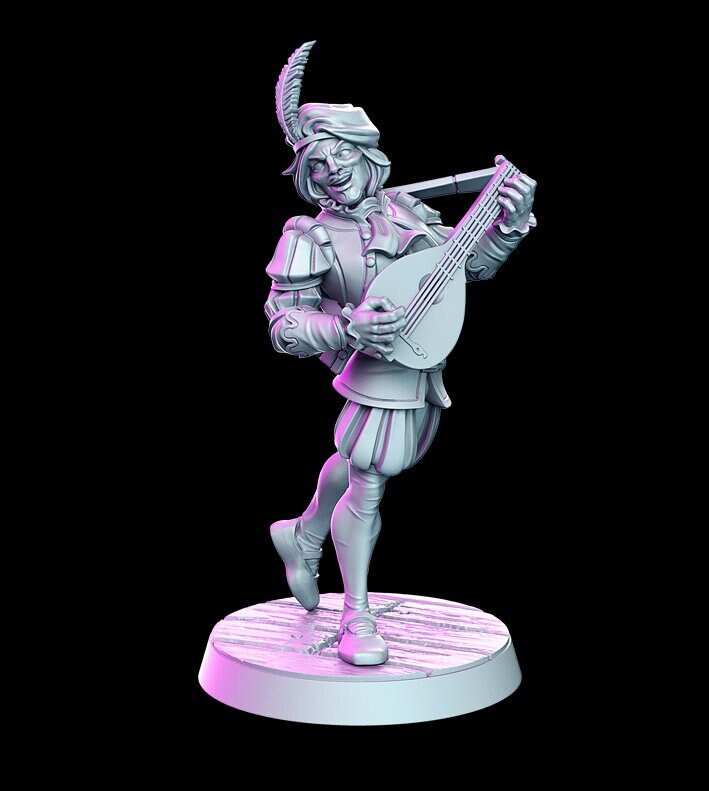 Delionne - Bard by RN Estudio 32mm Miniature 0157