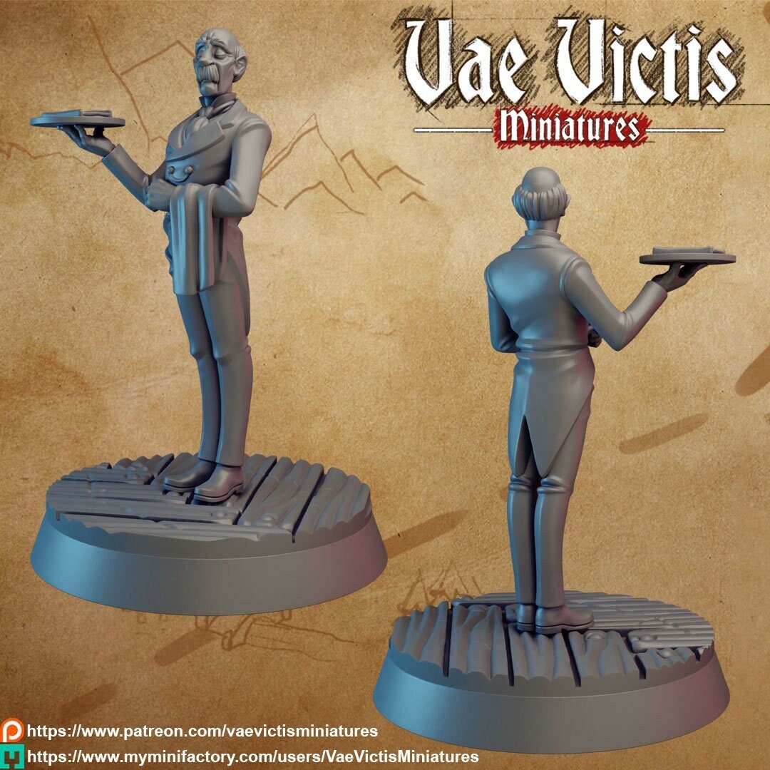 Butler by Vae Victis Miniatures 28mm heroic scale VVM 0121