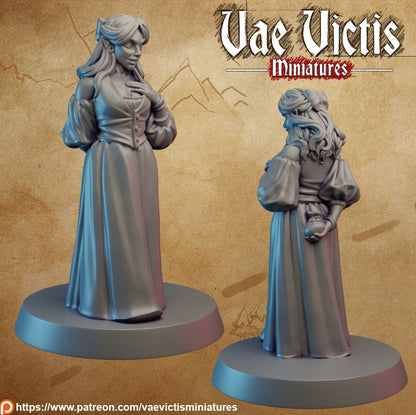 Seducer (innocent lady) - 28mm heroic scale Vae Victis Miniatures VVM 0117