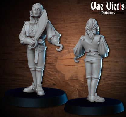 Fancy Pirate by Vae Victis 32mm Scale Fantasy Miniature VVM 0115