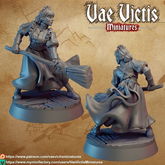 Angry Maid by Vae Victis Miniatures 28mm scale VVM 0121