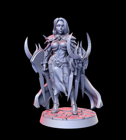 Sheah (female deathknight) - by RN Estudio 32mm Miniature RN0160