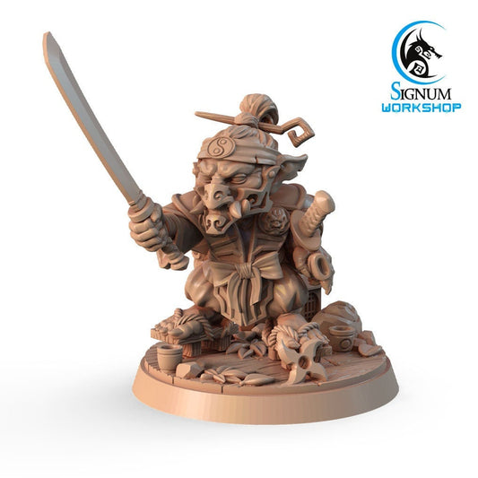 Asahi the Flaming Rats Captain by Signum Workshop 32mm scale miniature