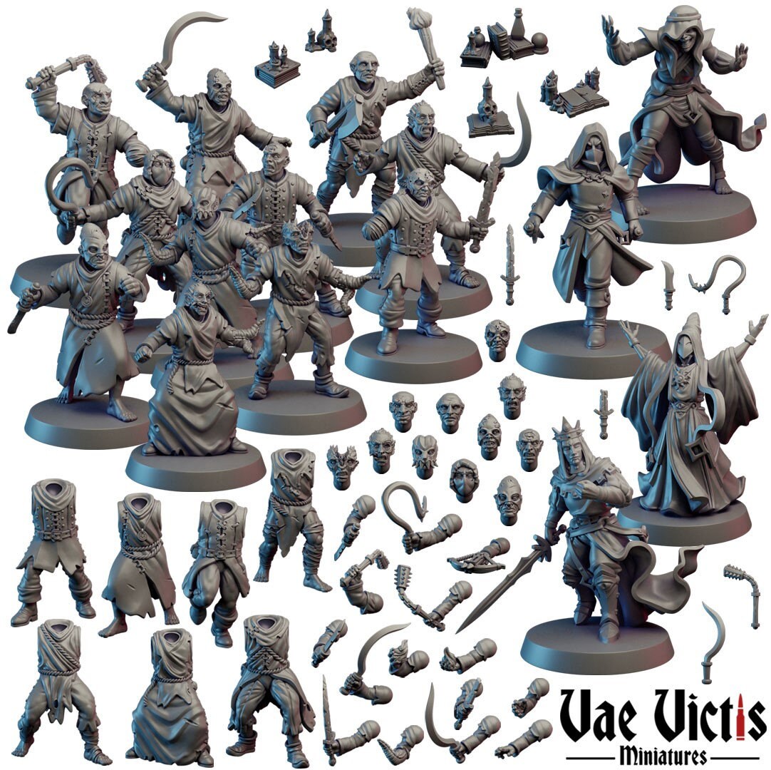 Cult Paladin by Vae Victis Miniatures 28mm scale VVM 0119