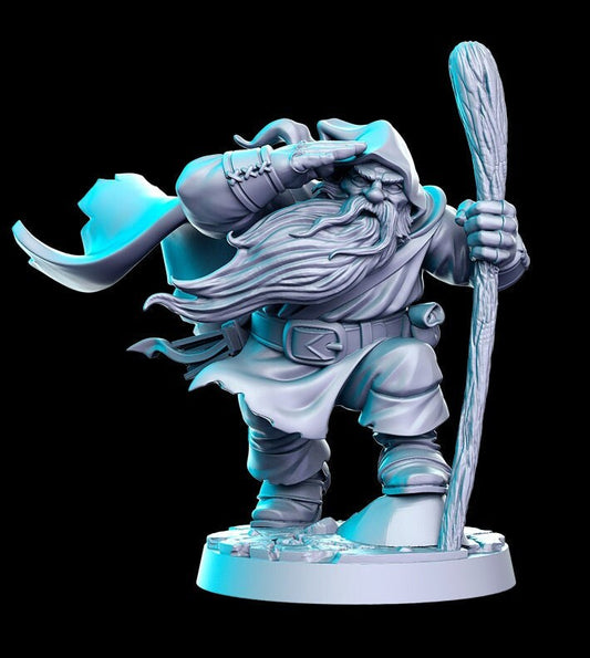 Gimmyr (Dwarven Wanderer) - by RN Estudio 32mm Miniature