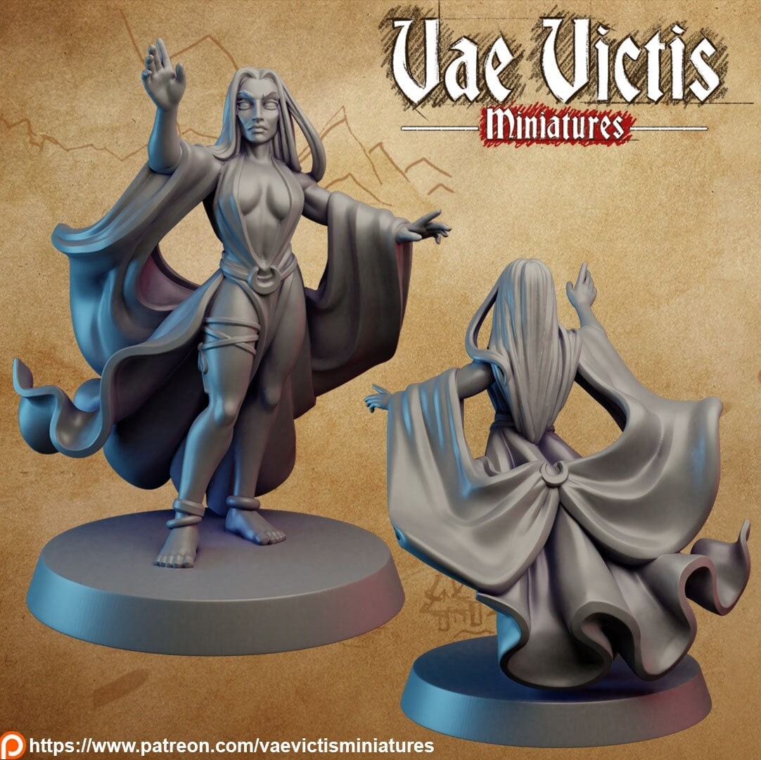 Sorceress by Vae Victis Miniatures 28mm scale VVM 0118