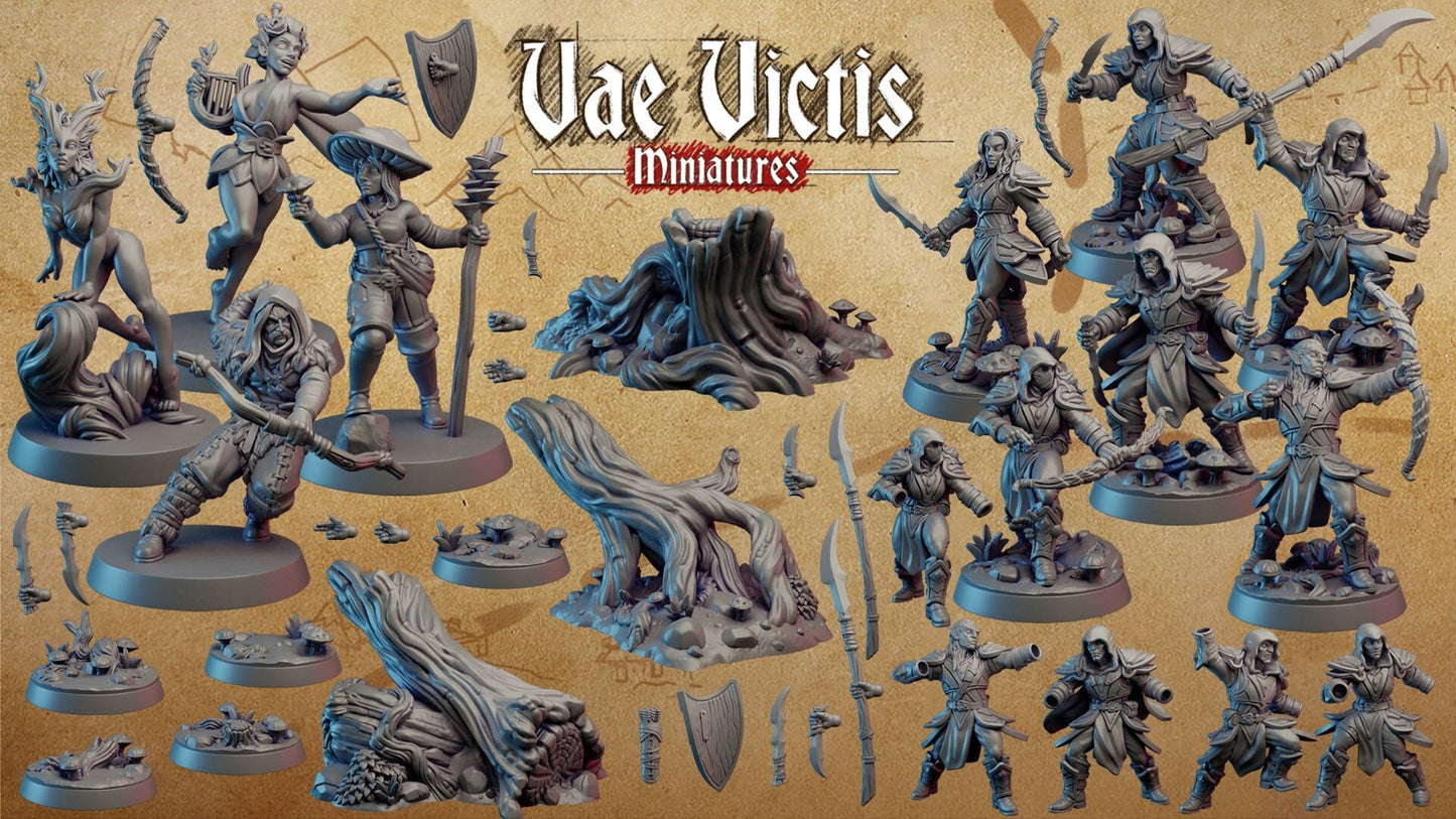 Spore Druid - 28mm heroic scale Vae Victis Miniatures VVM 0116