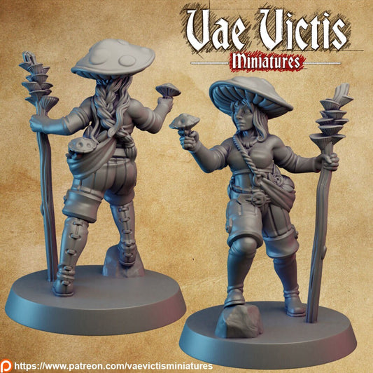 Spore Druid - 28mm heroic scale Vae Victis Miniatures VVM 0116