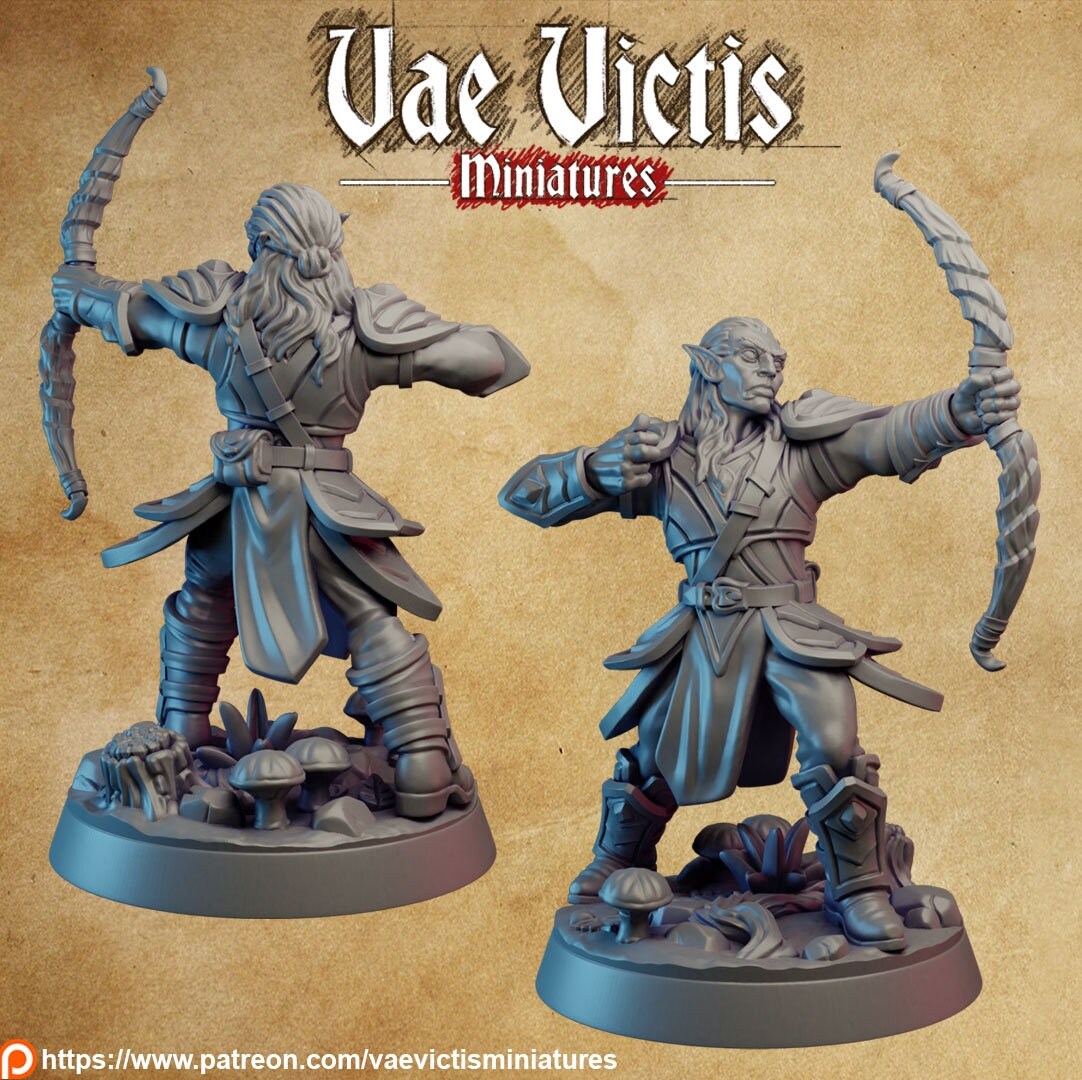 Elf Warriors bundle set or individual - 28mm heroic scale Vae Victis Miniatures VVM 0116