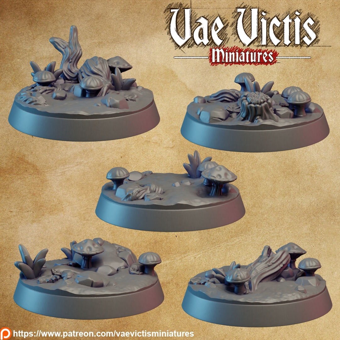 Guardians of the Woods Bases 25mm by Vae Victis