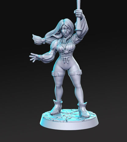 Seila Phillipos - by RN Estudio Female 32mm Miniature