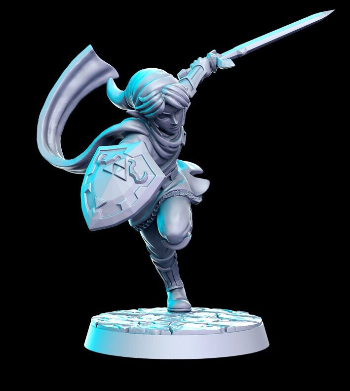 Link - by RN Estudio 32mm Fantasy Warrior Miniature