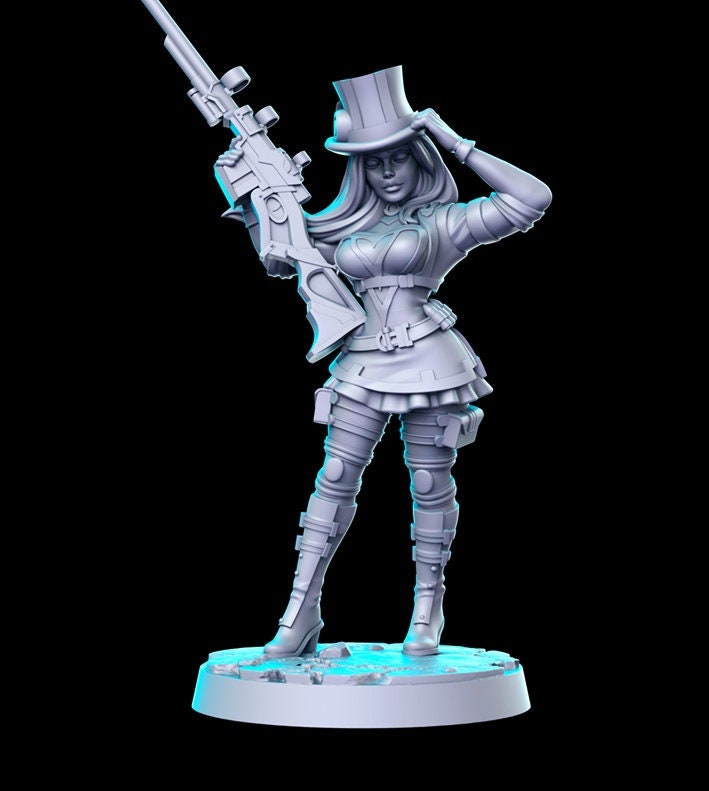 Caitlyn - by RN Estudio 32mm Fantasy Legends Female Miniature RN0163