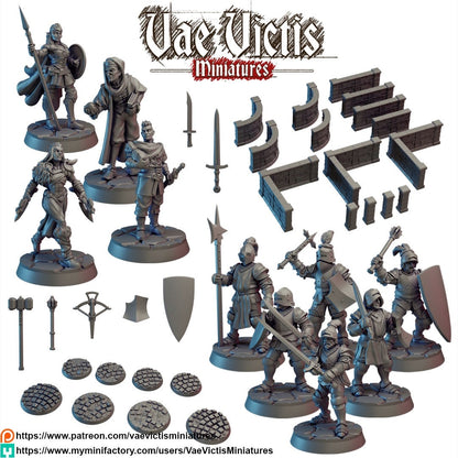 Knights Set by Vae Victis Miniatures 28mm scale VVM 0128