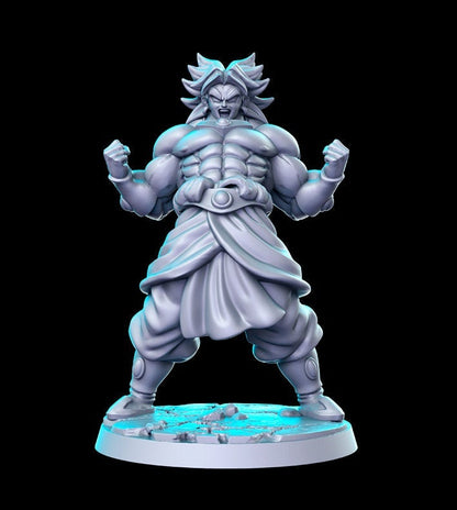 Broly - by RN Estudio 32mm Fantasy Miniature RN0164