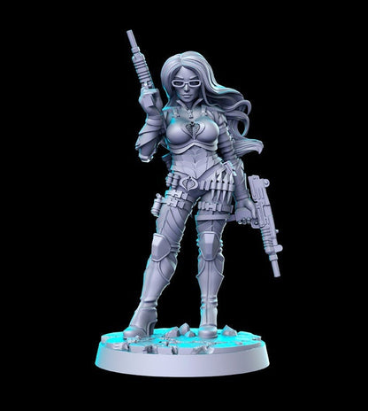 Baroness - by RN Estudio 32mm Fantasy Female Miniature RN0164