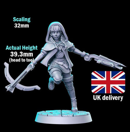 Linkle - by RN Estudio 32mm Fantasy Female Ranger Miniature